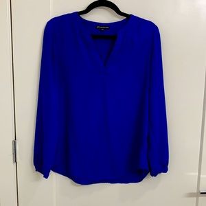 Blue adrianna Papell blouse